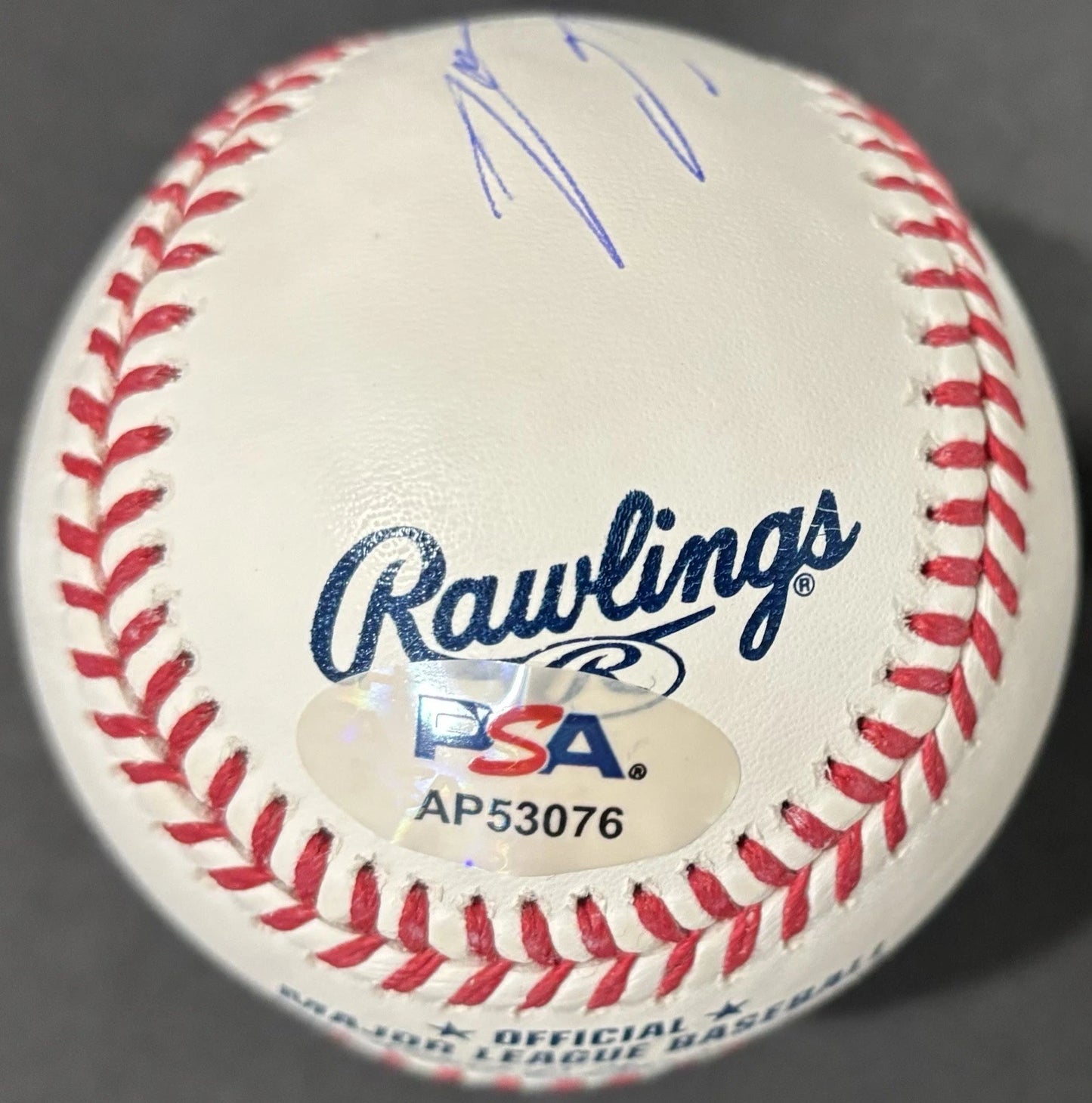 Nate Diaz Autographed/Signed ROMLB Baseball PSA!