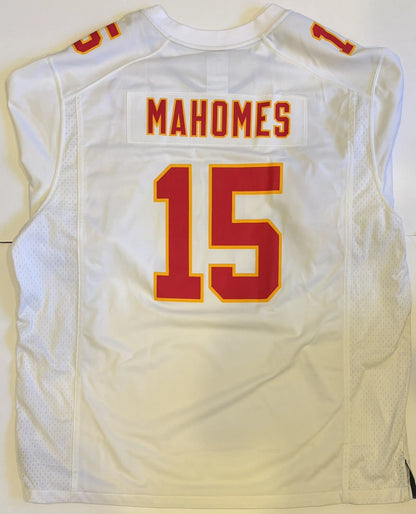 Patrick Mahomes Kansas City Chiefs Nike Super Bowl LV White Jersey Men's New Size XXL! (Unsigned)