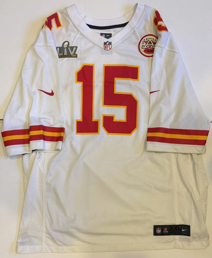 Patrick Mahomes Kansas City Chiefs Nike Super Bowl LV White Jersey Men's New Size XXL! (Unsigned)