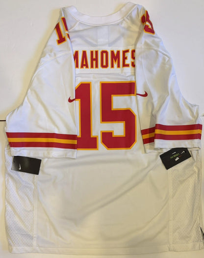 Patrick Mahomes Kansas City Chiefs Nike Super Bowl LV White Jersey Men's New Size XXL! (Unsigned)