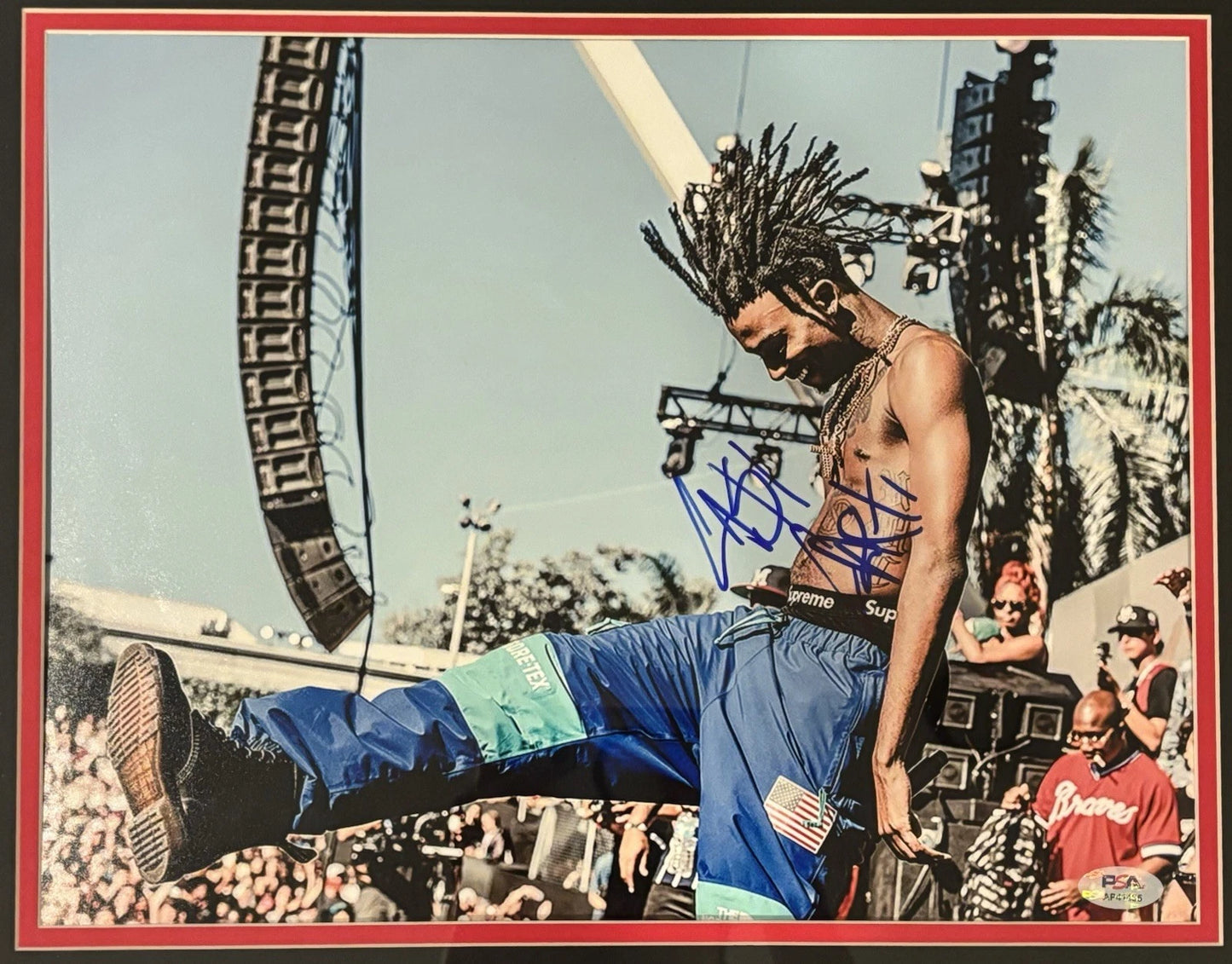 Playboi Carti Autographed/Signed 11x14 Photo PSA Custom Mat 16x20 Framed!