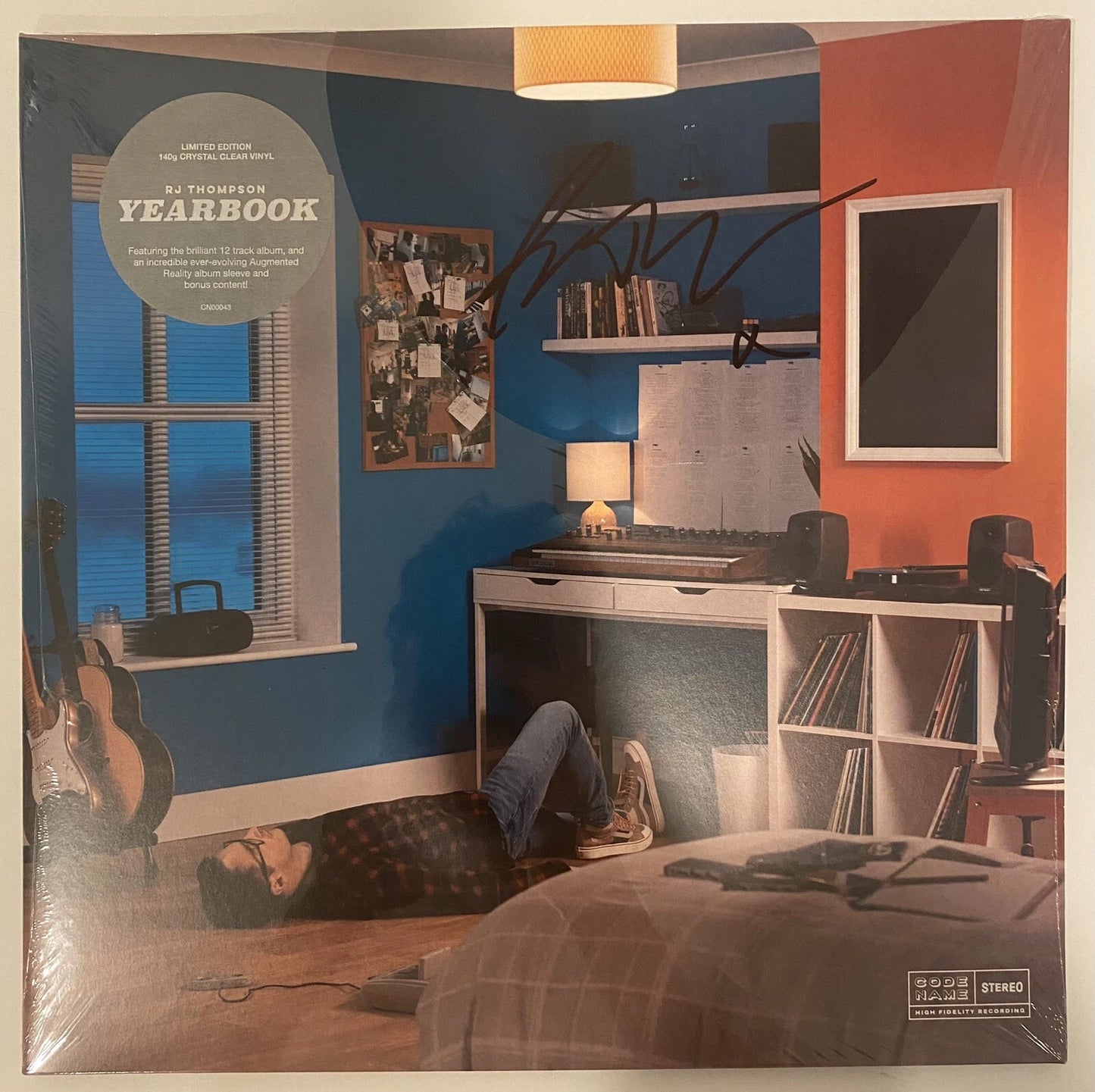 RJ Thompson Autographed/Signed Yearbook Vinyl!