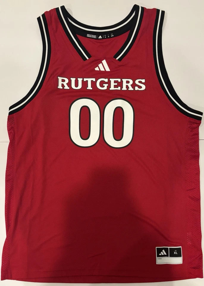 (9) Rutgers Basketball 2024-25 Team Autographed/Signed Adidas Jersey Dylan Harper +8!