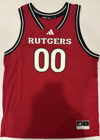 (9) Rutgers Basketball 2024-25 Team Autographed/Signed Adidas Jersey Dylan Harper +8!