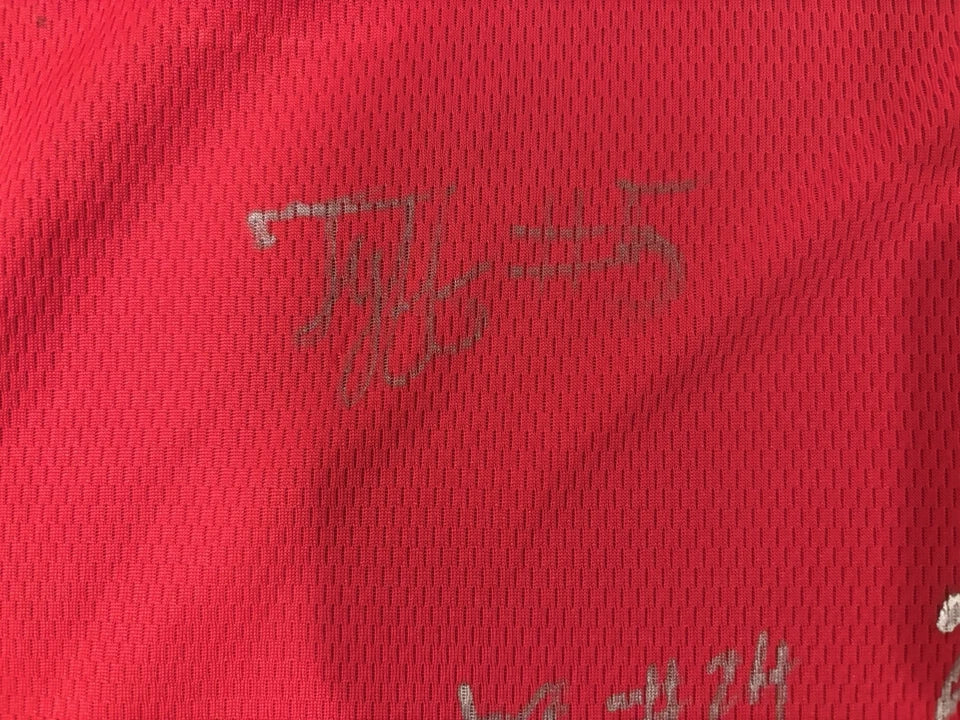 (9) Rutgers Basketball 2024-25 Team Autographed/Signed Adidas Jersey Dylan Harper +8!