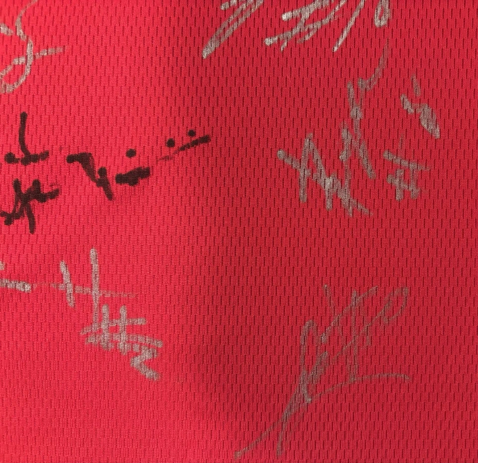 (9) Rutgers Basketball 2024-25 Team Autographed/Signed Adidas Jersey Dylan Harper +8!