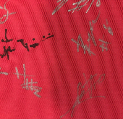 (9) Rutgers Basketball 2024-25 Team Autographed/Signed Adidas Jersey Dylan Harper +8!