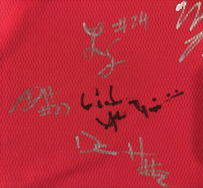 (9) Rutgers Basketball 2024-25 Team Autographed/Signed Adidas Jersey Dylan Harper +8!