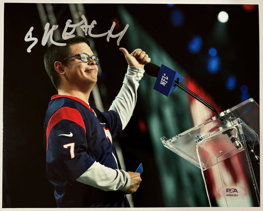 SKETCH Autographed/Signed Houston Texans 8x10 Photo PSA!