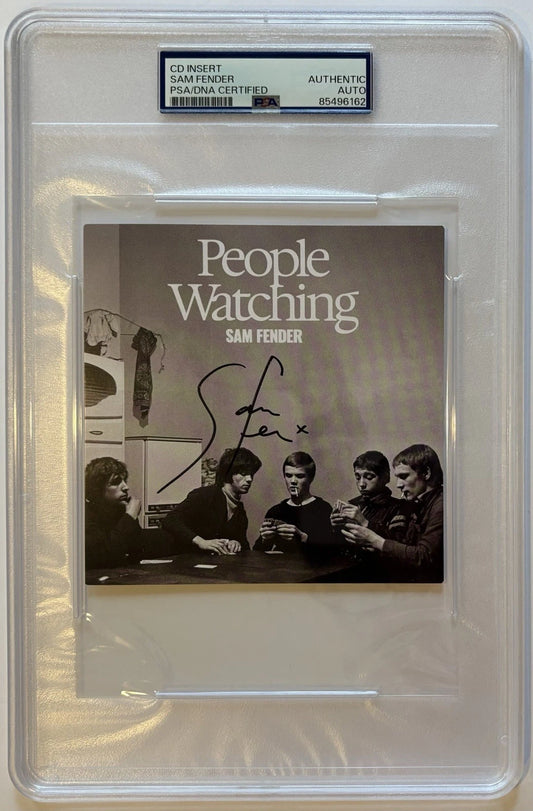 Sam Fender Autographed/Signed People Watching CD Insert PSA Encapsulated!