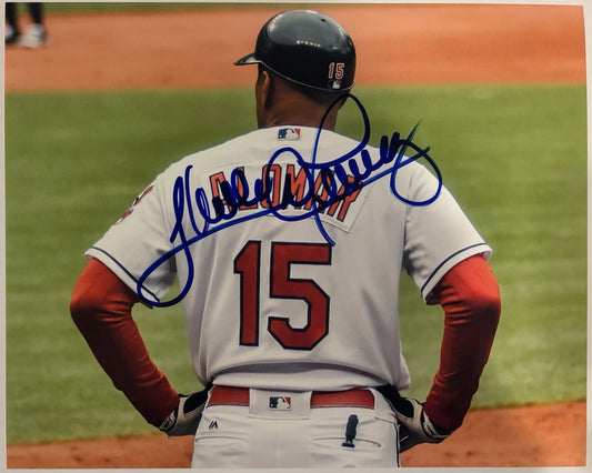 Sandy Alomar Jr. Autographed/Signed Cleveland Indians Guardians 8x10 Photo