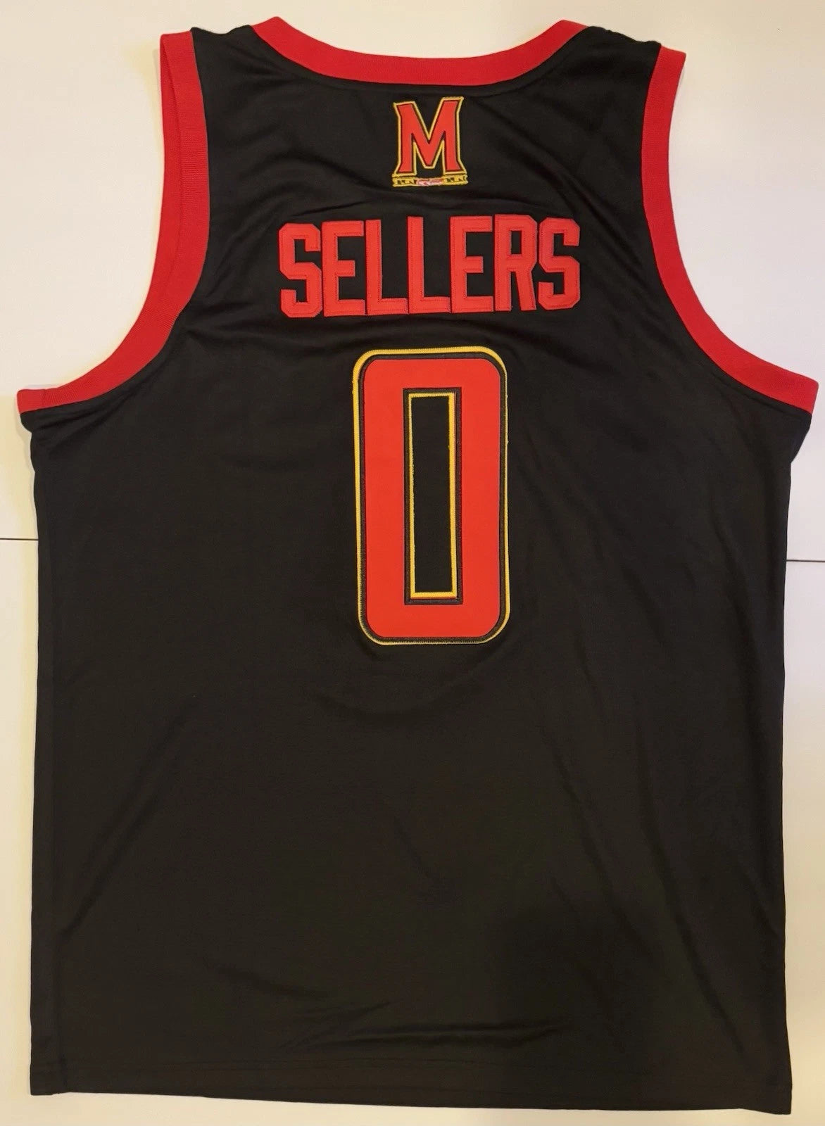 Shyanne Sellers Maryland Terrapins Black Jersey Stitched Size Large! (Unsigned)