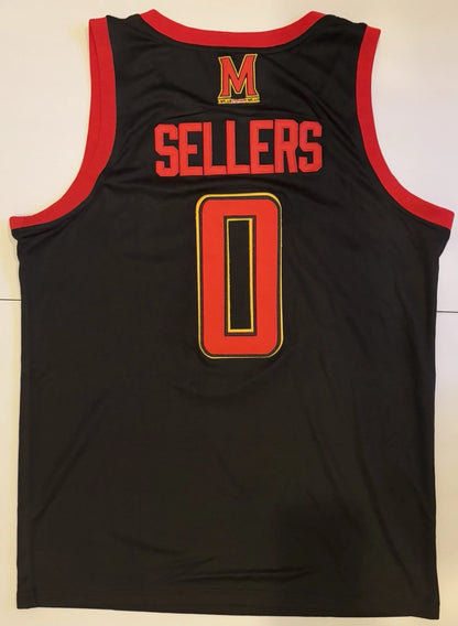 Shyanne Sellers Maryland Terrapins Black Jersey Stitched Size Large! (Unsigned)