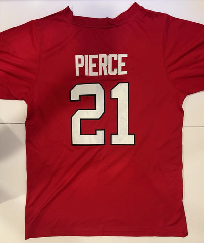 Skyler Pierce Nebraska Cornhuskers Volleyball NIL Red Long-Sleeve Jersey #21 Size Large! (Unsigned)