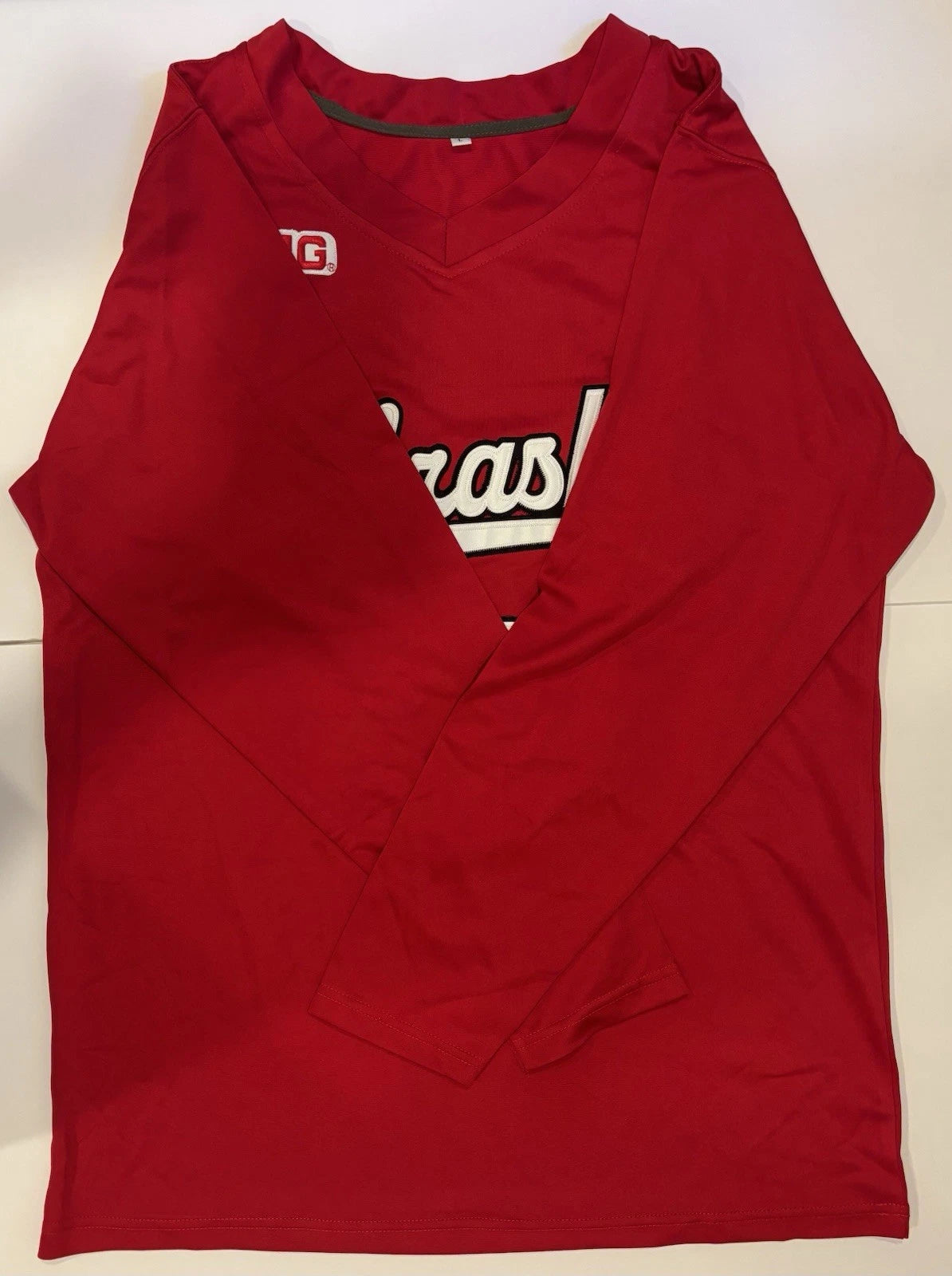 Teraya Sigler Nebraska Cornhuskers Volleyball NIL Red Long-Sleeve Jersey #11 Size Large! (Unsigned)