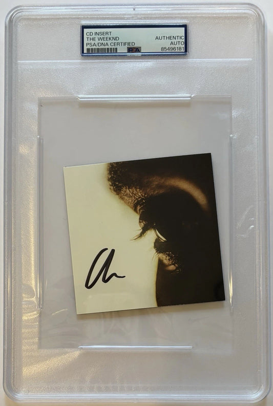 The Weeknd Autographed/Signed Hurry Up Tomorrow CD Insert PSA Encapsulated!