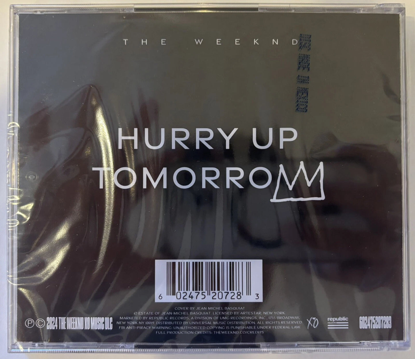 The Weeknd Autographed/Signed Hurry Up Tomorrow CD Insert Frank Miller Limited Edition Sealed!
