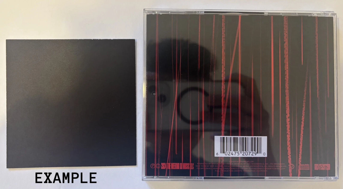 The Weeknd Autographed/Signed Hurry Up Tomorrow CD Insert Basquiat Limited Edition Sealed!