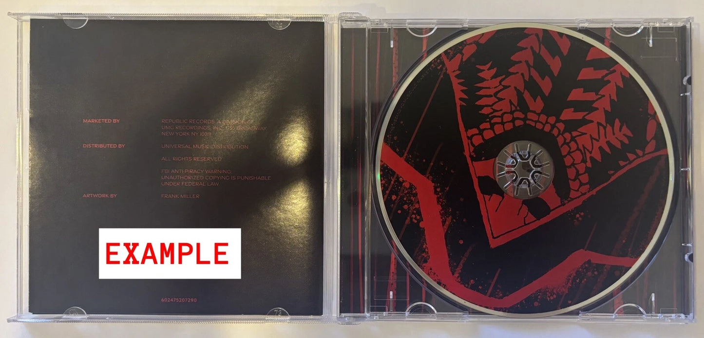 The Weeknd Autographed/Signed Hurry Up Tomorrow CD Insert Basquiat Limited Edition Sealed!