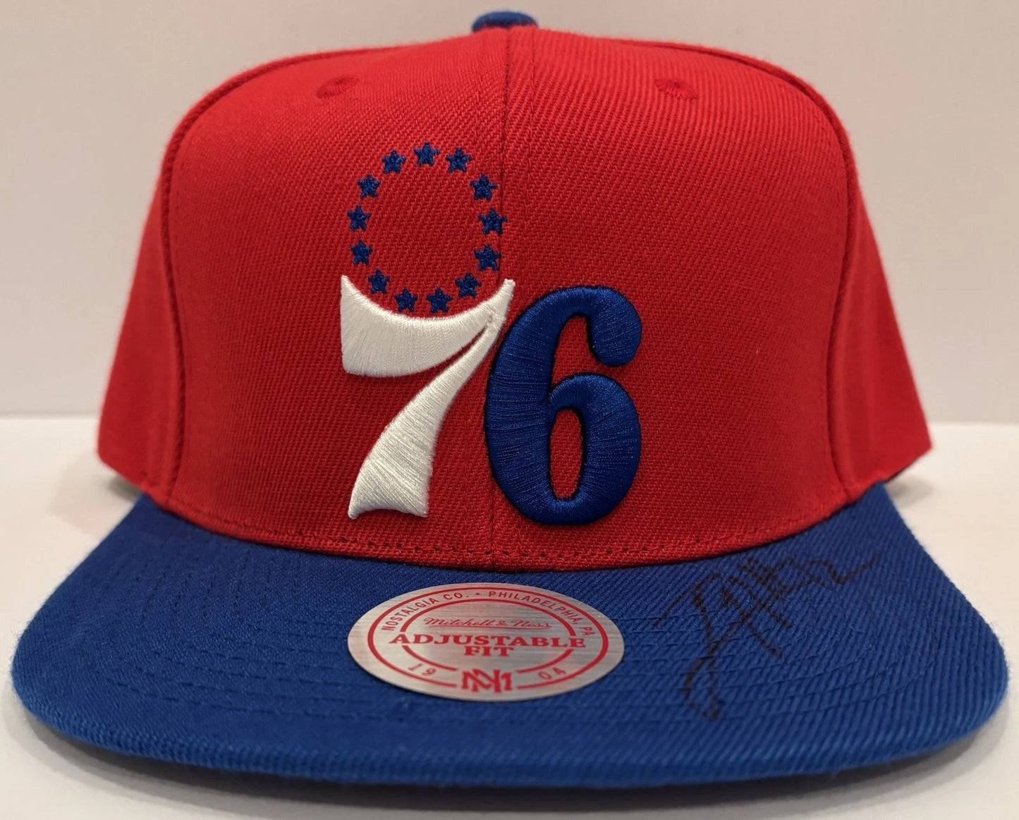 Tobias Harris Autographed/Signed Philadelphia 76ers Mitchell & Ness Hat Proof!
