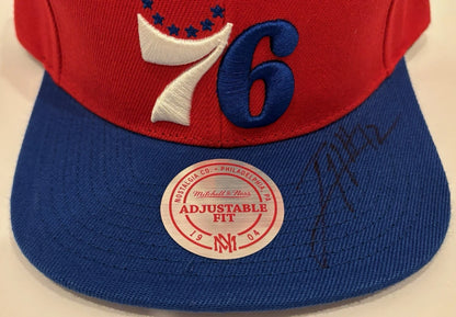 Tobias Harris Autographed/Signed Philadelphia 76ers Mitchell & Ness Hat Proof!