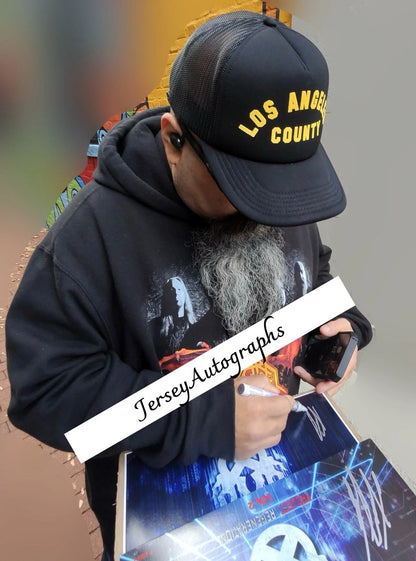 Tony Campos (Static-X) Autographed/Signed Project Regeneration Version 1 12x12 Album Photo Exact Proof!