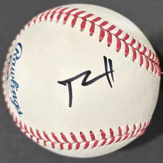 Travis Scott Autographed/Signed ROMLB Baseball PSA!