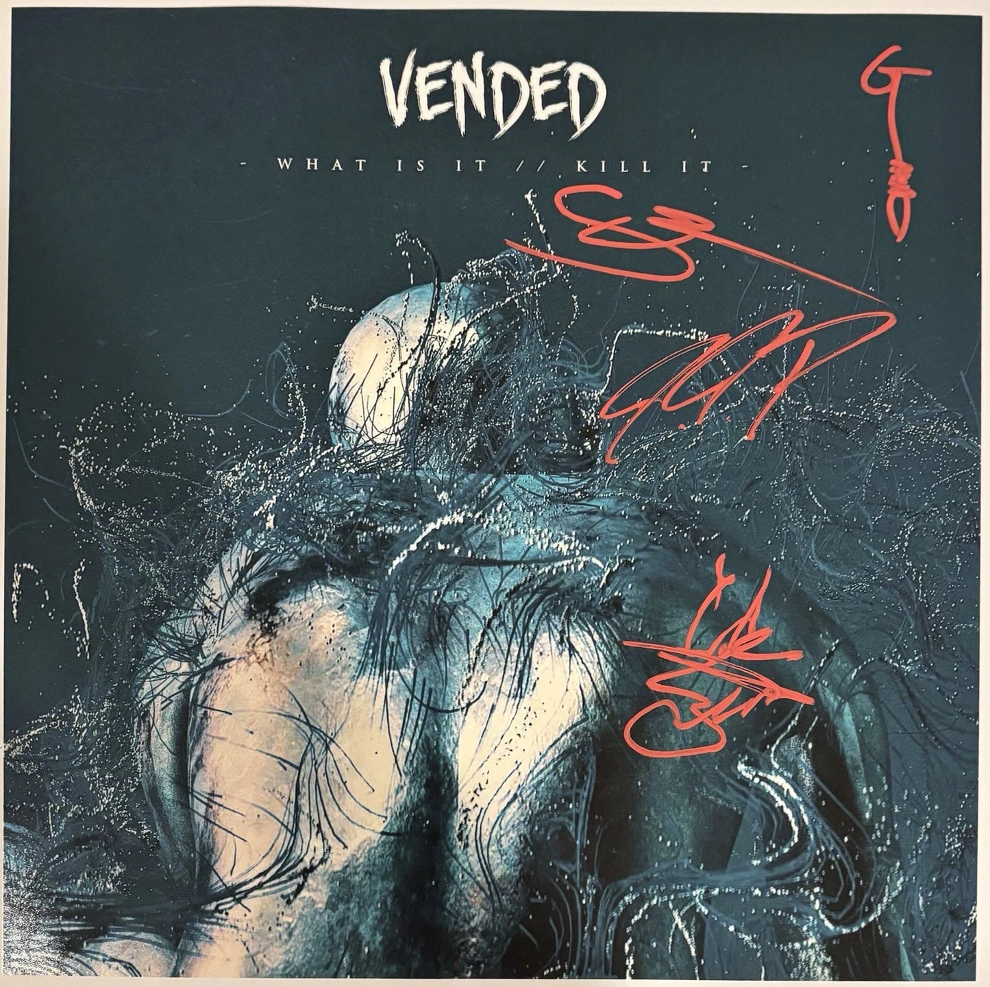 Vended Full Band Autographed/Signed What is it Kill it 12x12 Album Photo Exact Proof!