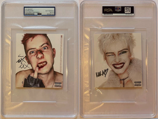 WARGASM (UK) Dual Autographed/Signed Explicit: The Mixxxtape CD Insert PSA Encapsulated!