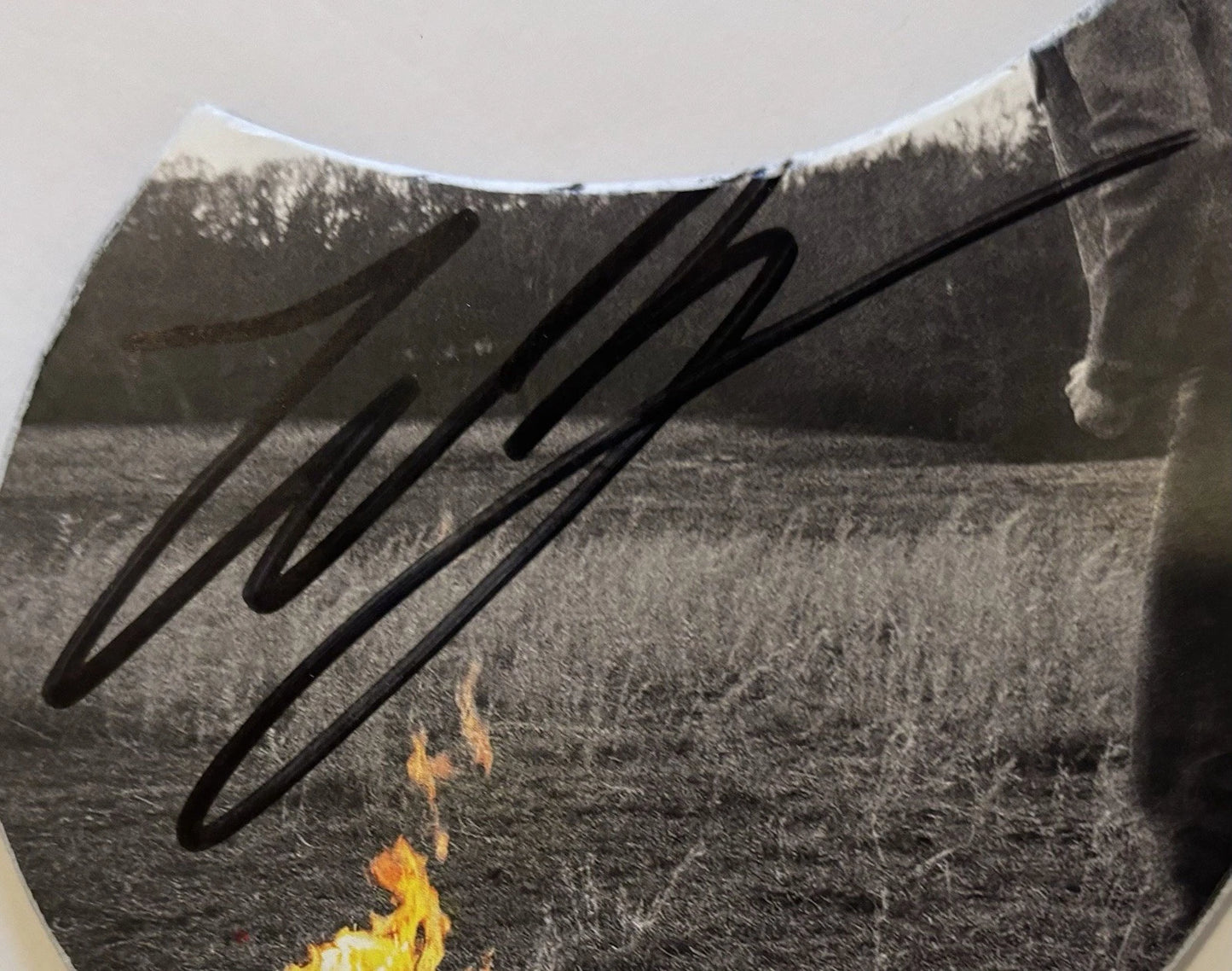 Warren Zeiders Autographed/Signed Pretty Little Poison Custom Guitar Pickguard!