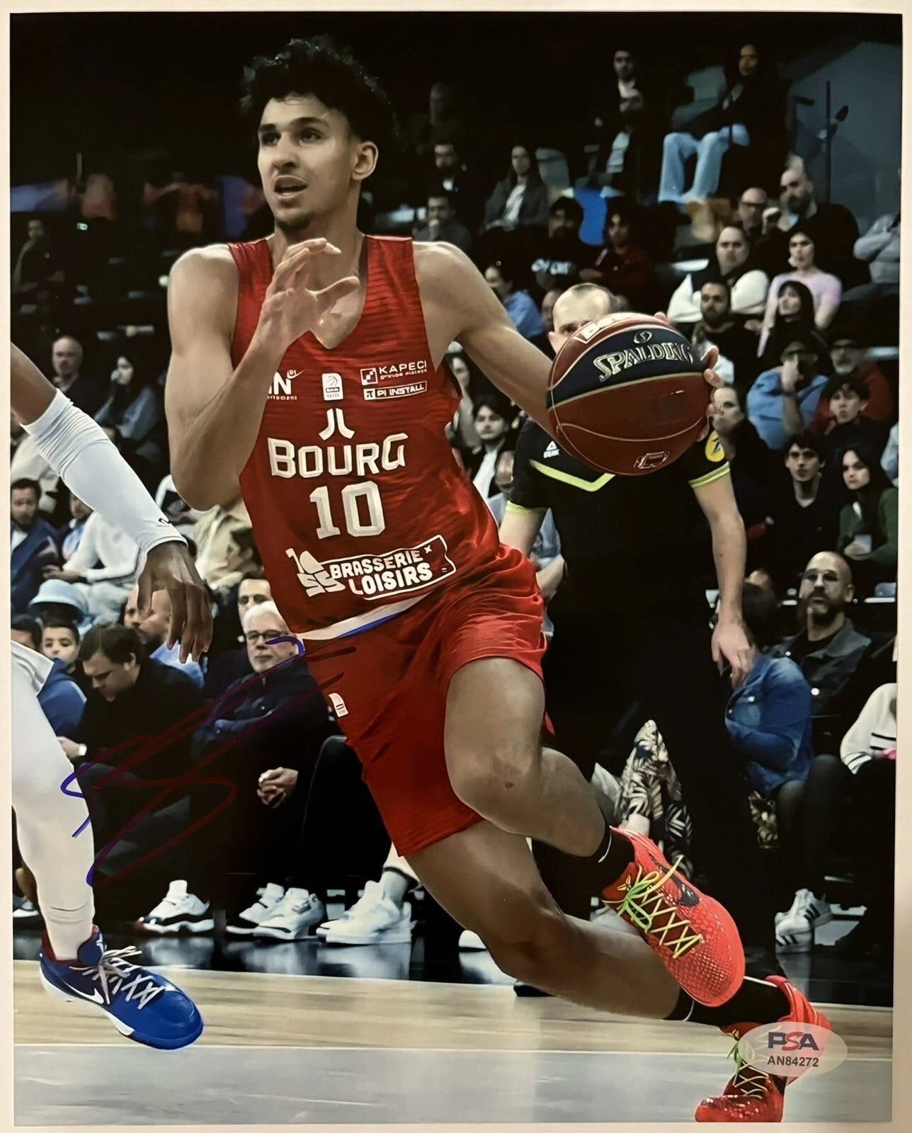 Zaccharie Risacher Autographed/Signed France 8x10 Photo PSA!